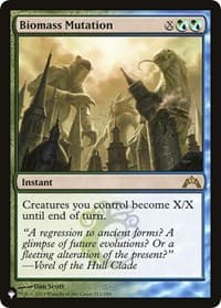 Biomass Mutation - The List Reprints - Magic: The Gathering card