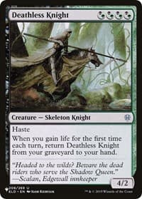 Deathless Knight - The List Reprints - Magic: The Gathering card