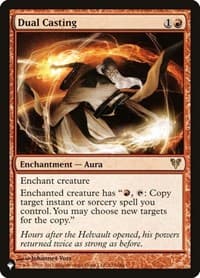Dual Casting - The List Reprints - Magic: The Gathering card