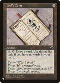Fool's Tome - The List Reprints - Magic: The Gathering card