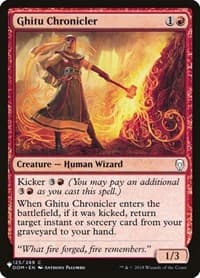 Ghitu Chronicler - The List Reprints - Magic: The Gathering card