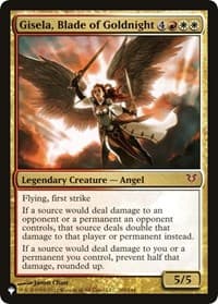 Gisela, Blade of Goldnight - The List Reprints - Magic: The Gathering card