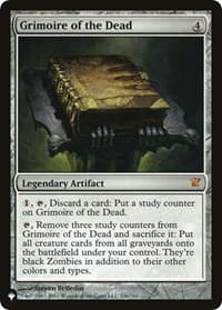 Grimoire of the Dead - The List Reprints - Magic: The Gathering card