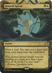 Growth Spiral (Foil Etched) - Strixhaven: Mystical Archive - Magic: The Gathering card