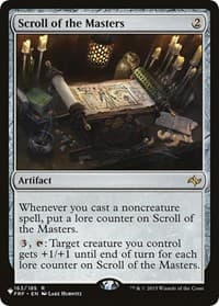 Scroll of the Masters - The List Reprints - Magic: The Gathering card