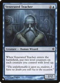 Venerated Teacher - The List Reprints - Magic: The Gathering card