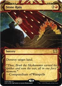 Stone Rain (Foil Etched) - Strixhaven: Mystical Archive - Magic: The Gathering card
