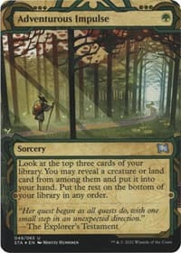 Adventurous Impulse (Foil Etched) - Strixhaven: Mystical Archive - Magic: The Gathering card