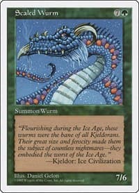 Scaled Wurm - Fifth Edition - Magic: The Gathering card