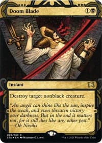 Doom Blade (Foil Etched) - Strixhaven: Mystical Archive - Magic: The Gathering card