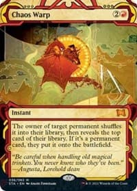Chaos Warp - Strixhaven: Mystical Archive - Magic: The Gathering card