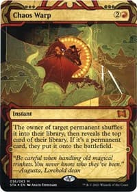 Chaos Warp (Foil Etched) - Strixhaven: Mystical Archive - Magic: The Gathering card