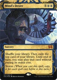 Mind's Desire (Foil Etched) - Strixhaven: Mystical Archive - Magic: The Gathering card