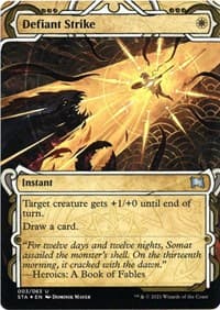 Defiant Strike (Foil Etched) - Strixhaven: Mystical Archive - Magic: The Gathering card