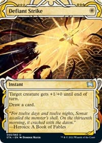 Defiant Strike - Strixhaven: Mystical Archive - Magic: The Gathering card