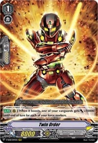 Twin Order - V-SS08: Clan Selection Plus Vol.2 - Cardfight Vanguard card