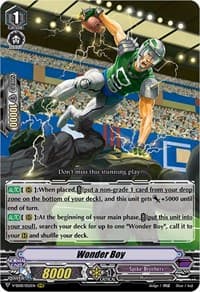 Wonder Boy - V-SS08: Clan Selection Plus Vol.2 - Cardfight Vanguard card