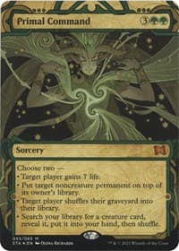Primal Command (Foil Etched) - Strixhaven: Mystical Archive - Magic: The Gathering card
