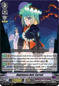 Nightmare Doll, Carroll - V-SS08: Clan Selection Plus Vol.2 - Cardfight Vanguard card