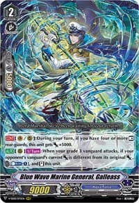 Blue Wave Marine General, Galleass - V-SS08: Clan Selection Plus Vol.2 - Cardfight Vanguard card