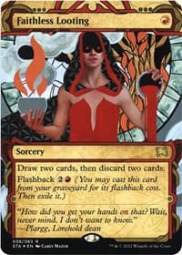 Faithless Looting (Foil Etched) - Strixhaven: Mystical Archive - Magic: The Gathering card