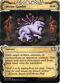 Divine Gambit (Foil Etched) - Strixhaven: Mystical Archive - Magic: The Gathering card