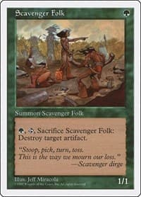 Scavenger Folk - Fifth Edition - Magic: The Gathering card