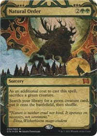 Natural Order (Foil Etched) - Strixhaven: Mystical Archive - Magic: The Gathering card