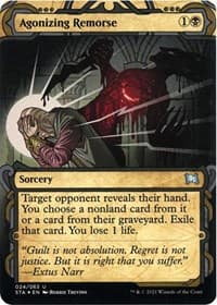 Agonizing Remorse (Foil Etched) - Strixhaven: Mystical Archive - Magic: The Gathering card