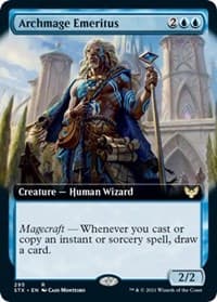 Archmage Emeritus (Extended Art) - Strixhaven: School of Mages - Magic: The Gathering card