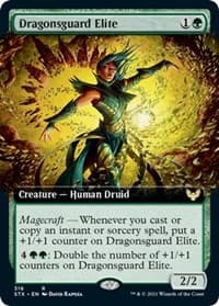 Dragonsguard Elite (Extended Art) - Strixhaven: School of Mages - Magic: The Gathering card