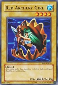 Red Archery Girl - Dark Beginning 1 - YuGiOh card