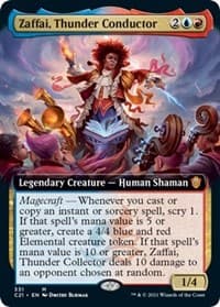 Zaffai, Thunder Conductor (Extended Art) - Commander 2021 - Magic: The Gathering card