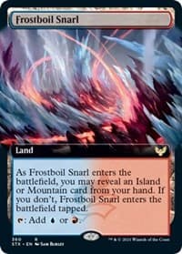 Frostboil Snarl (Extended Art) - Strixhaven: School of Mages - Magic: The Gathering card