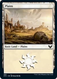 Plains (366) - Strixhaven: School of Mages - Magic: The Gathering card