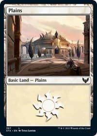 Plains (367) - Strixhaven: School of Mages - Magic: The Gathering card