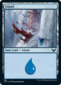 Island (368) - Strixhaven: School of Mages - Magic: The Gathering card