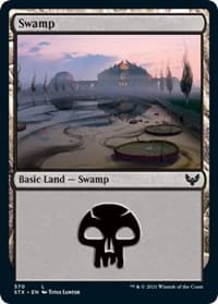 Swamp (370) - Strixhaven: School of Mages - Magic: The Gathering card