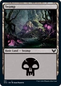 Swamp (371) - Strixhaven: School of Mages - Magic: The Gathering card