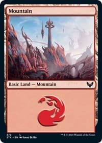 Mountain (372) - Strixhaven: School of Mages - Magic: The Gathering card