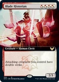 Blade Historian (Extended Art) - Strixhaven: School of Mages - Magic: The Gathering card