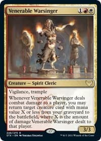Venerable Warsinger - Strixhaven: School of Mages - Magic: The Gathering card