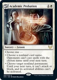 Academic Probation - Strixhaven: School of Mages - Magic: The Gathering card