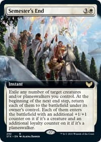 Semester's End (Extended Art) - Strixhaven: School of Mages - Magic: The Gathering card