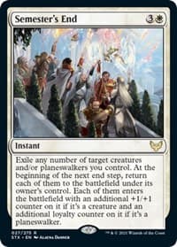 Semester's End - Strixhaven: School of Mages - Magic: The Gathering card