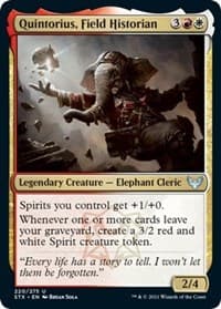 Quintorius, Field Historian - Strixhaven: School of Mages - Magic: The Gathering card
