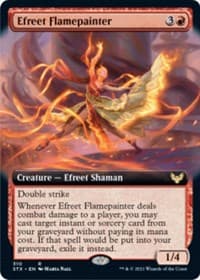 Efreet Flamepainter (Extended Art) - Strixhaven: School of Mages - Magic: The Gathering card