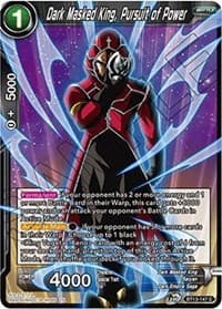 Dark Masked King, Pursuit of Power - Supreme Rivalry - Dragon Ball Super: Masters card