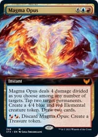 Magma Opus (Extended Art) - Strixhaven: School of Mages - Magic: The Gathering card