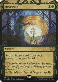 Regrowth (Foil Etched) - Strixhaven: Mystical Archive - Magic: The Gathering card